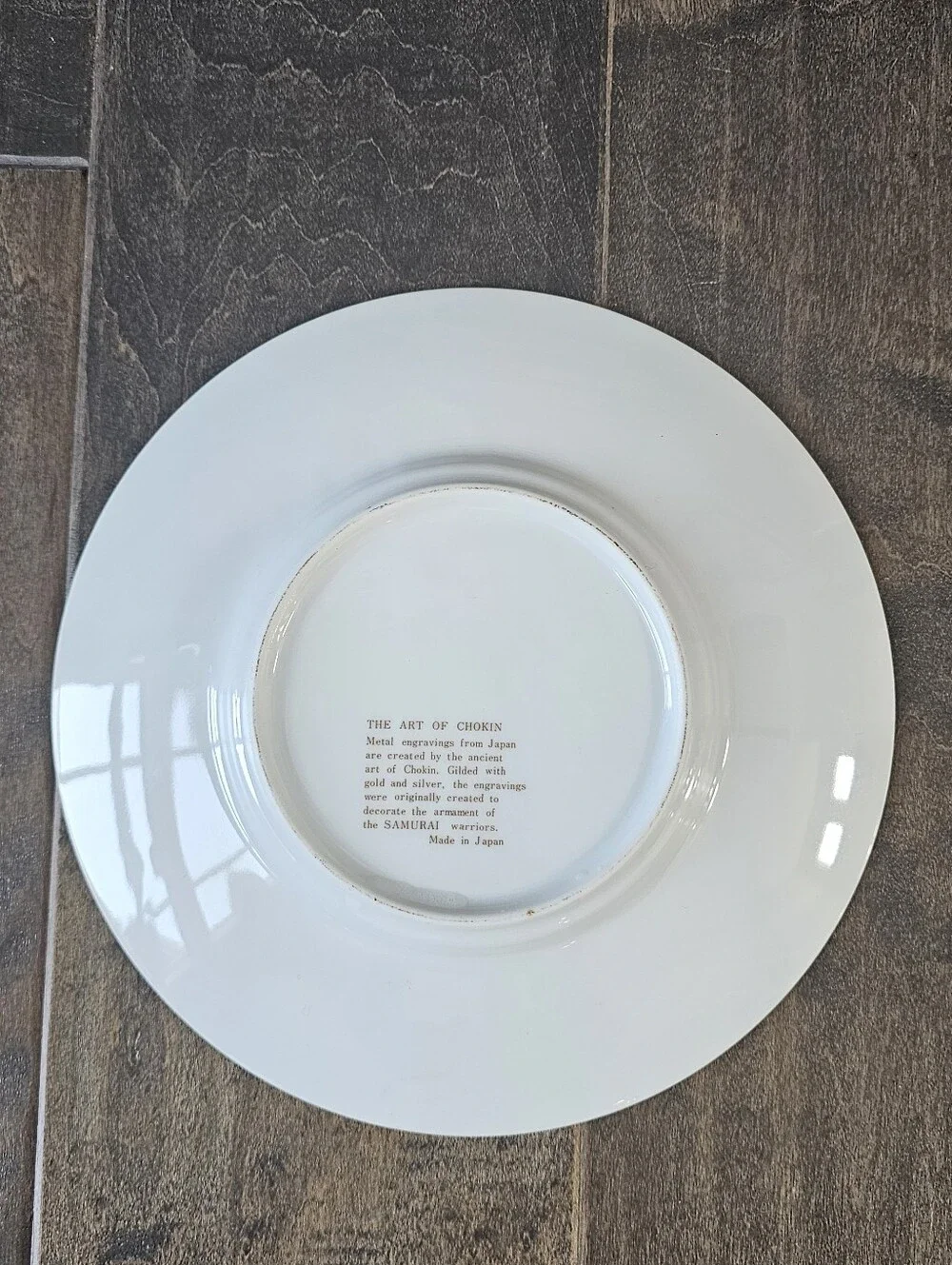 Vintage Japan Art of Chokin Duck Design Plate
